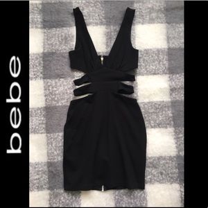 Bebe Side Cutouts Dress